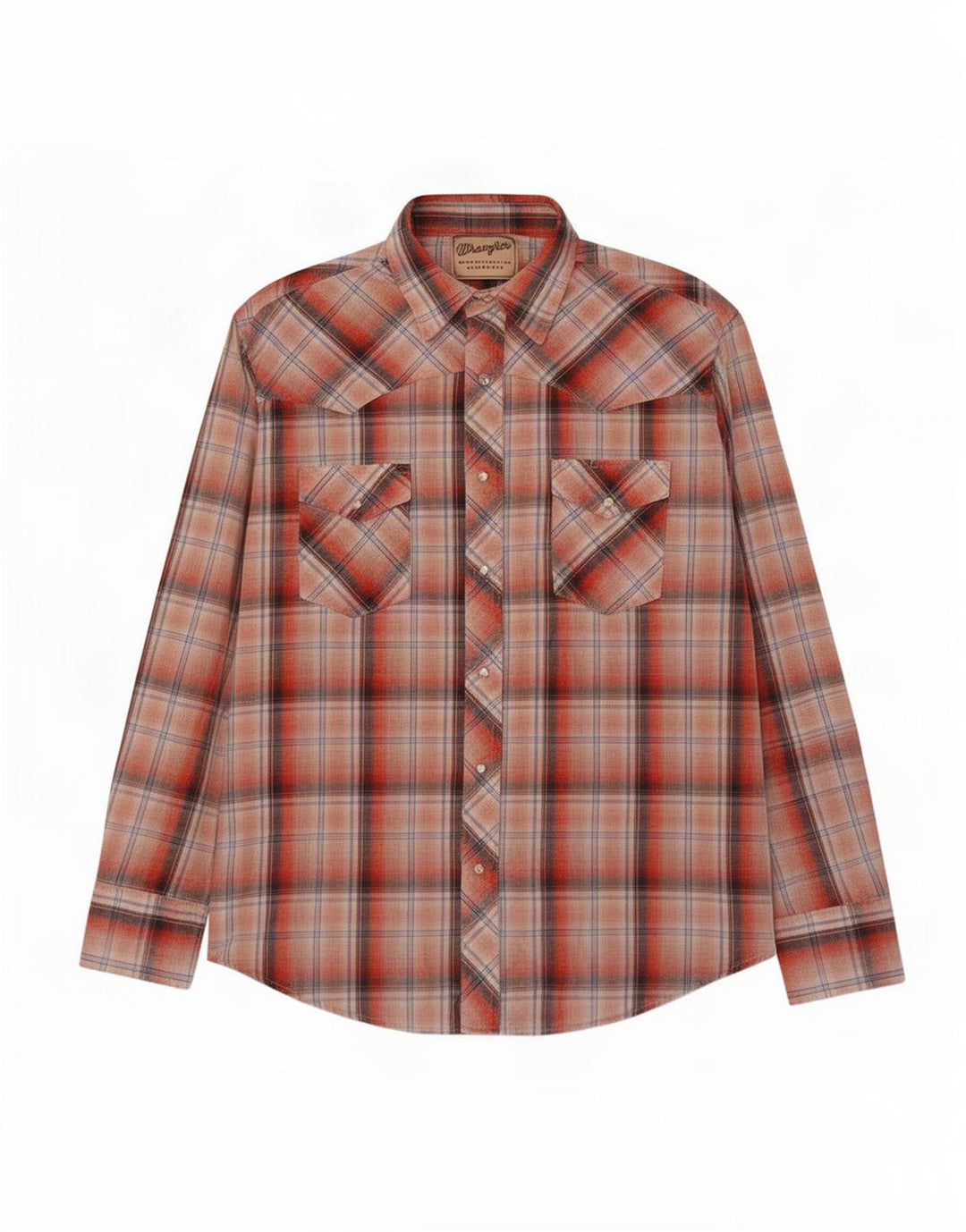 Wrangler Mens Flannel Shirt XL Red Plaid