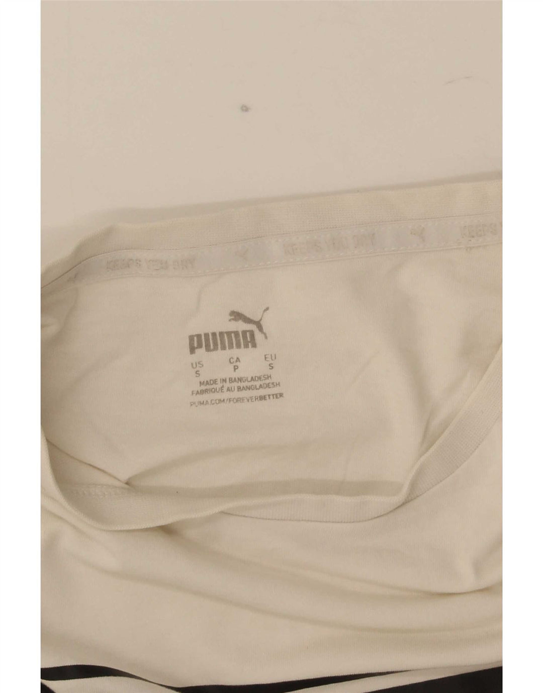 Puma Mens Graphic T-Shirt Top Small White