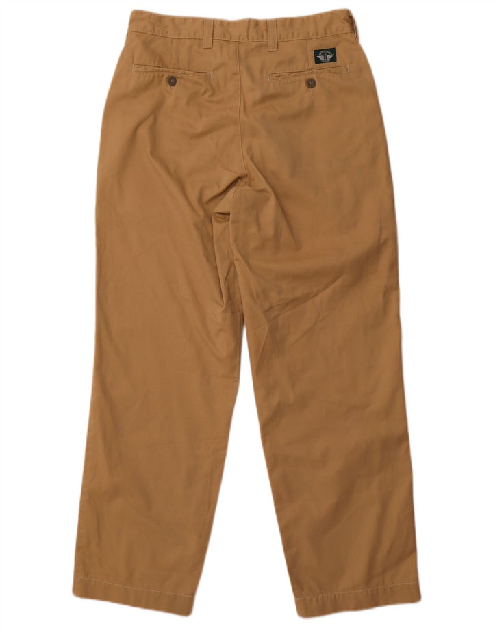 Dockers Mens Straight Chino Trousers W30 L30 Beige Cotton