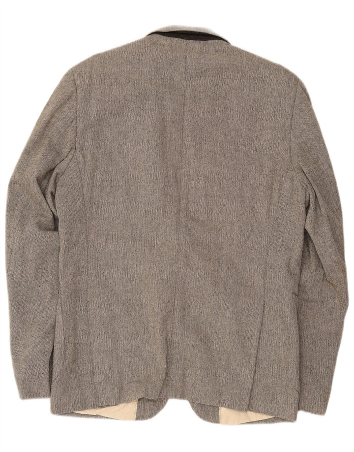 Scotch & Soda Mens 2 Button Blazer Jacket IT 50 Large Grey
