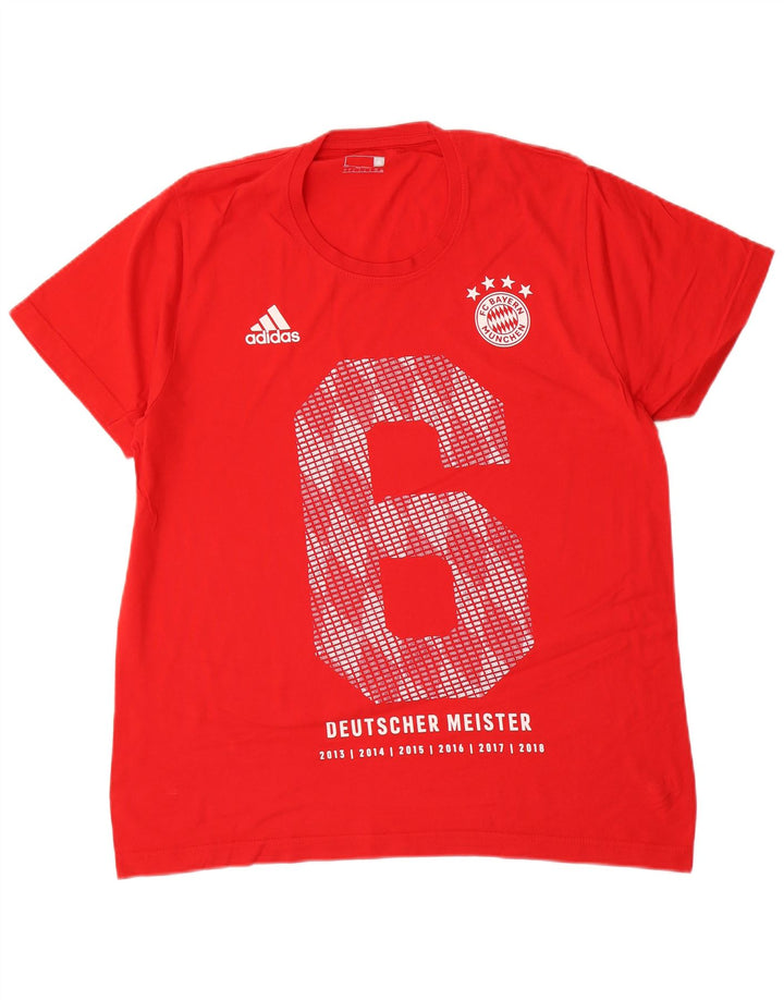 Adidas Mens Graphic T-Shirt Top Large Red