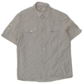 PEPE Jeans Mens Short Sleeve Regular Fit Shirt Large Blue Check