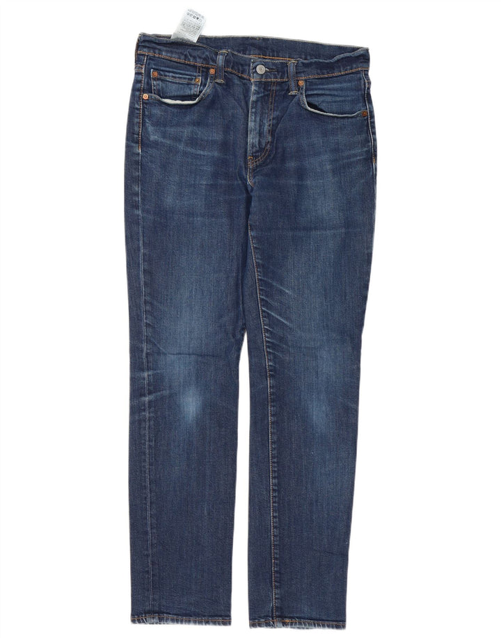 Levi's Mens 511 Slim Jeans W33 L32 Blue Cotton