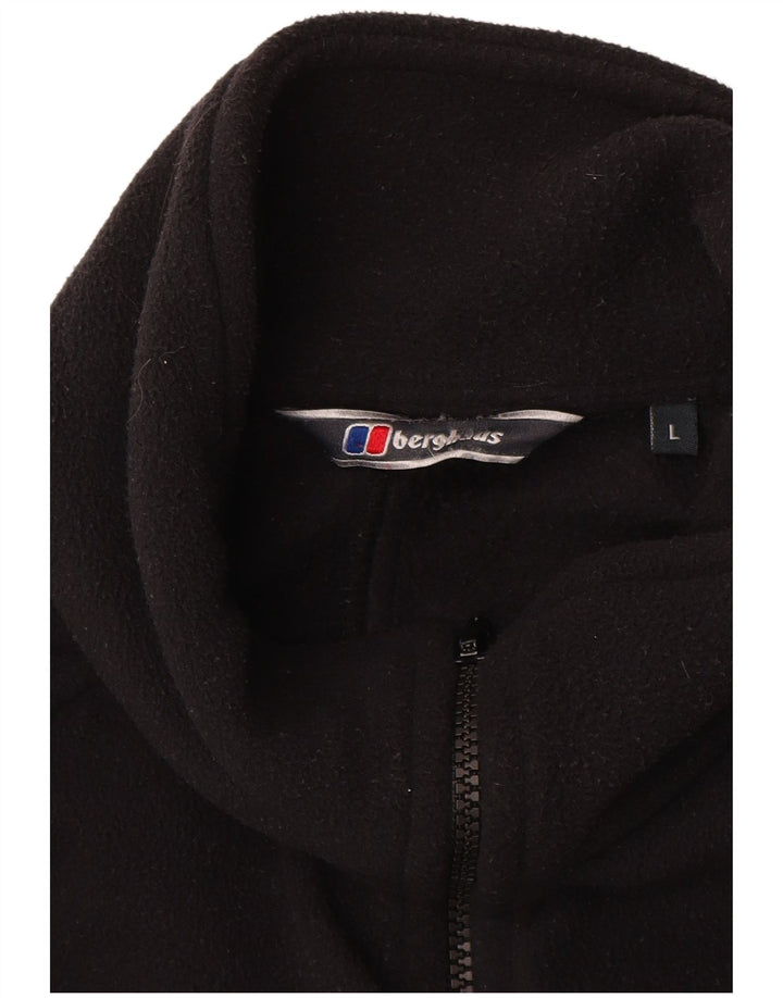 Berghaus Mens Fleece Jacket UK 40 Large Black Polyester