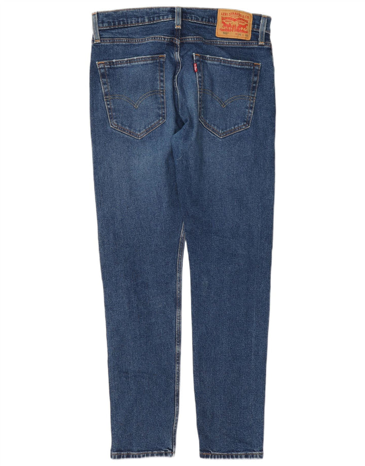 Levi's Mens 512 Tapered Slim Jeans W31 L32 Blue Cotton