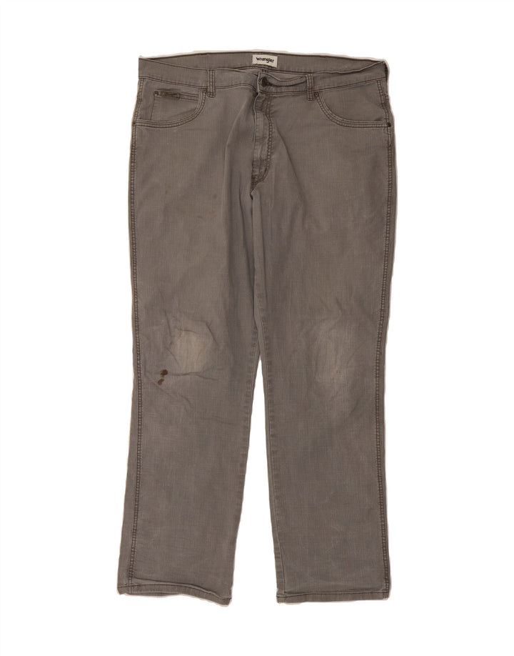 WRANGLER Mens Texas Straight Jeans W40 L32 Grey Cotton Vintage Wrangler and Second-Hand Wrangler from Messina Hembry 