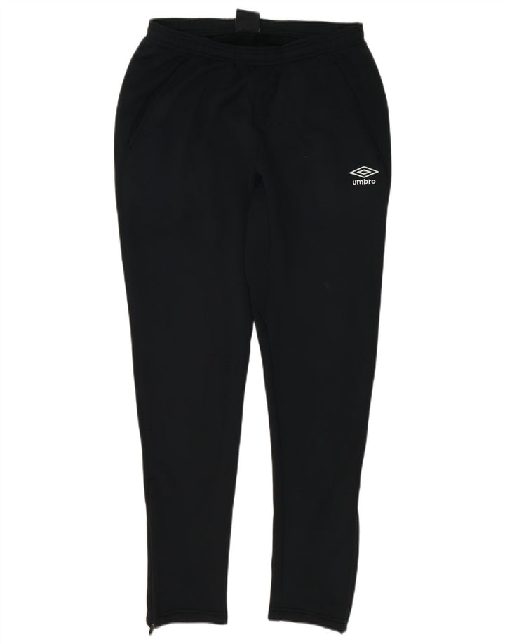 Umbro Mens Leggings Large Black Polyester Sports