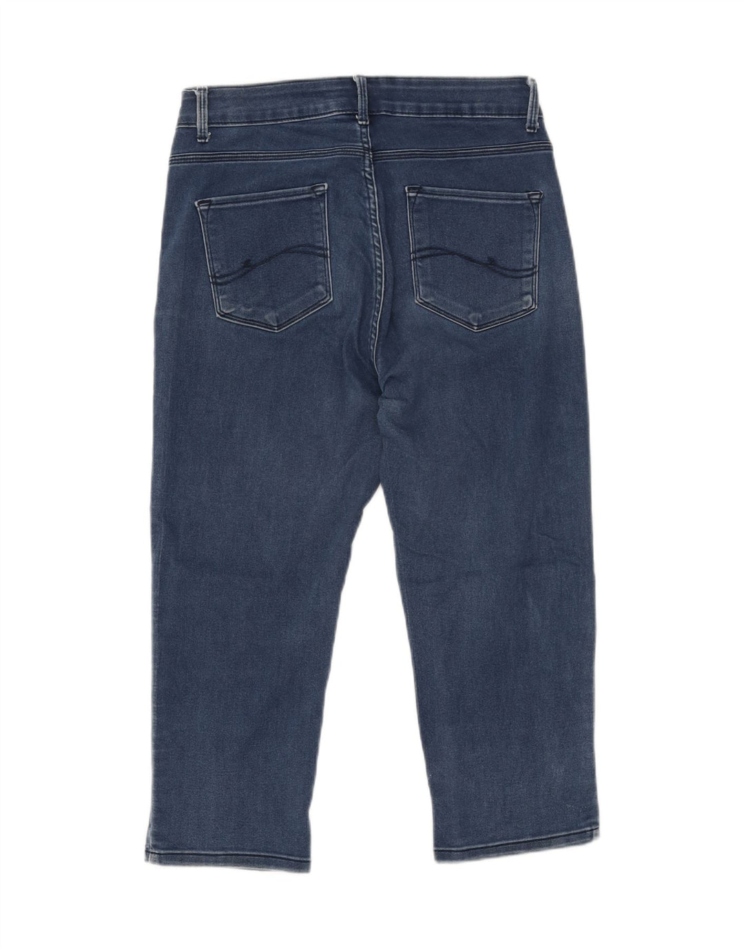LEE Womens Easy Fit Capri Jeans US 10 Large W32 L21 Blue Cotton Vintage Lee and Second-Hand Lee from Messina Hembry 