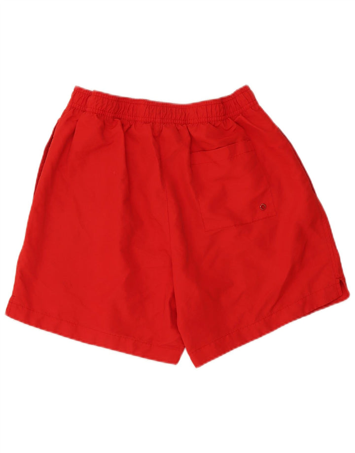 Calvin Klein Mens Graphic Swimming Shorts Medium Red Polyester