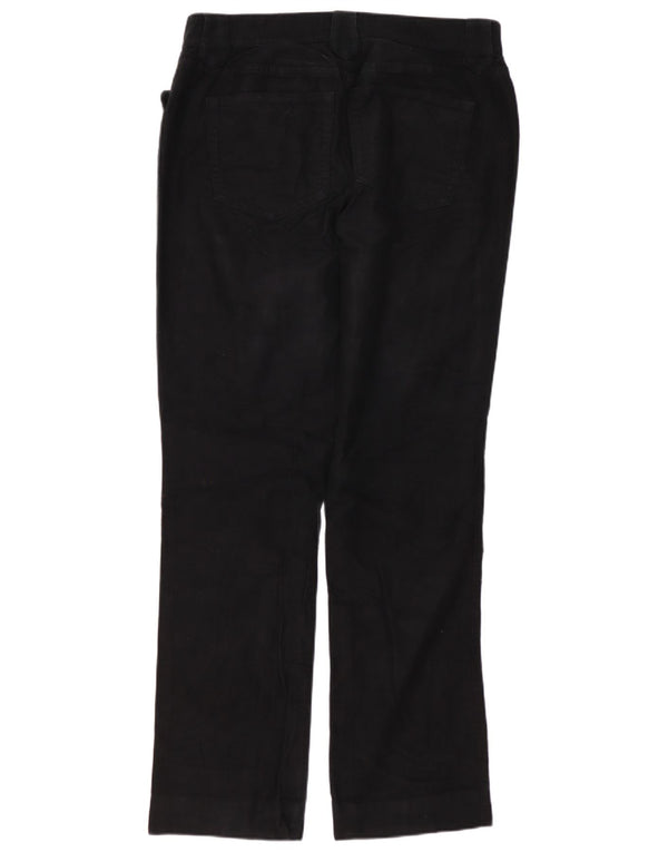 RALPH LAUREN Womens Straight Casual Trousers US 4 Small W30 L29 Black