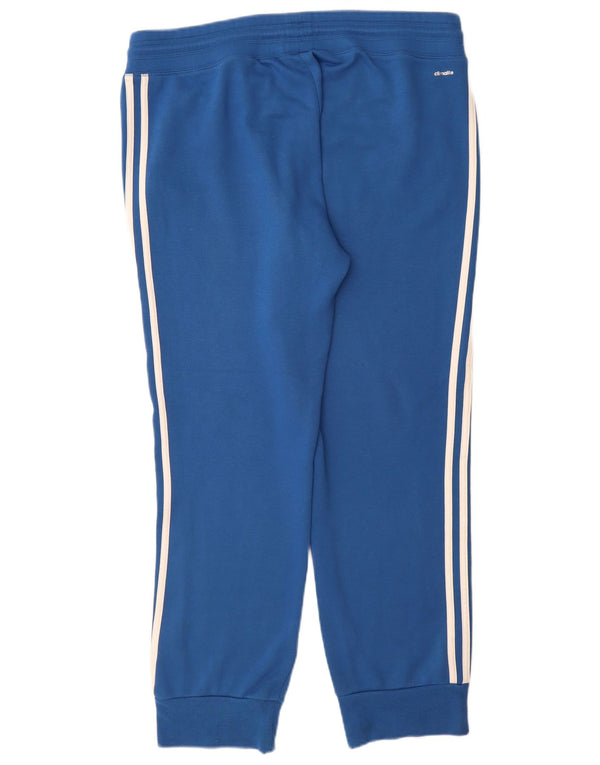 Adidas Womens Climalite Tracksuit Trousers Joggers UK 20/22 XL Blue
