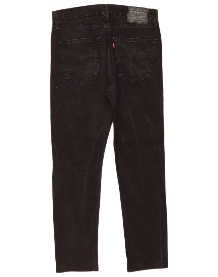 Levi's Mens 512 Slim Tapered Jeans W33 L30 Black Cotton