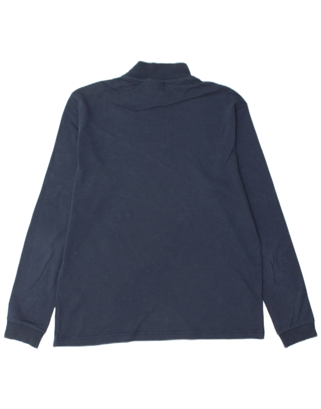 CHAMPION Mens Top Long Sleeve Small Navy Blue Cotton