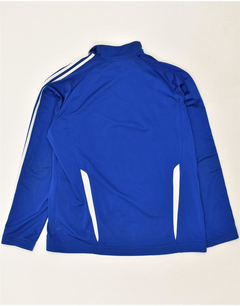 ADIDAS Mens Graphic Tracksuit Top Jacket XL Blue Striped Polyester | Vintage Adidas | Thrift | Second-Hand Adidas | Used Clothing | Messina Hembry 