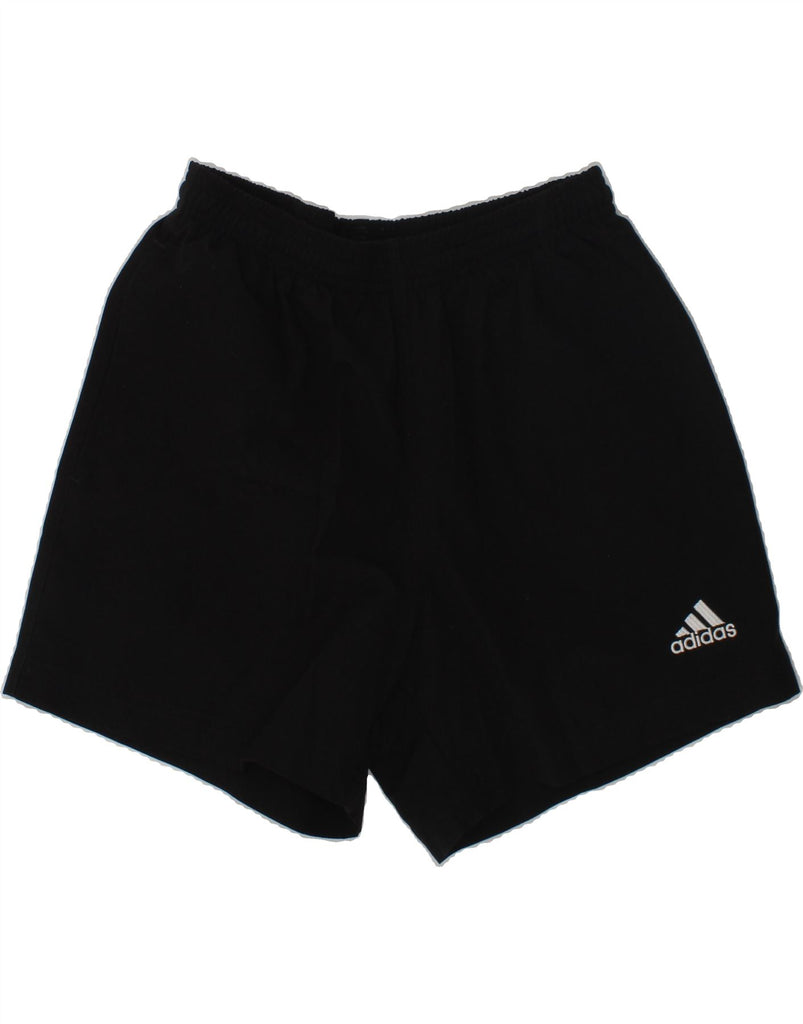 ADIDAS Boys Sport Shorts 11-12 Years Black Polyester | Vintage Adidas | Thrift | Second-Hand Adidas | Used Clothing | Messina Hembry 