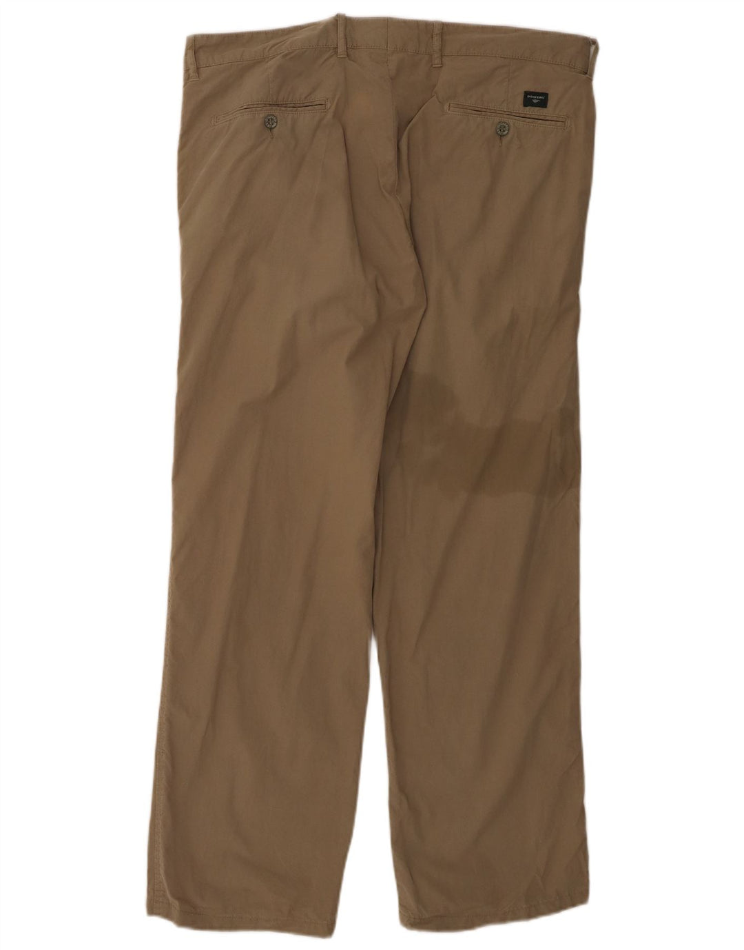 DOCKERS Mens Slim Chino Trousers W38 L31 Khaki Cotton