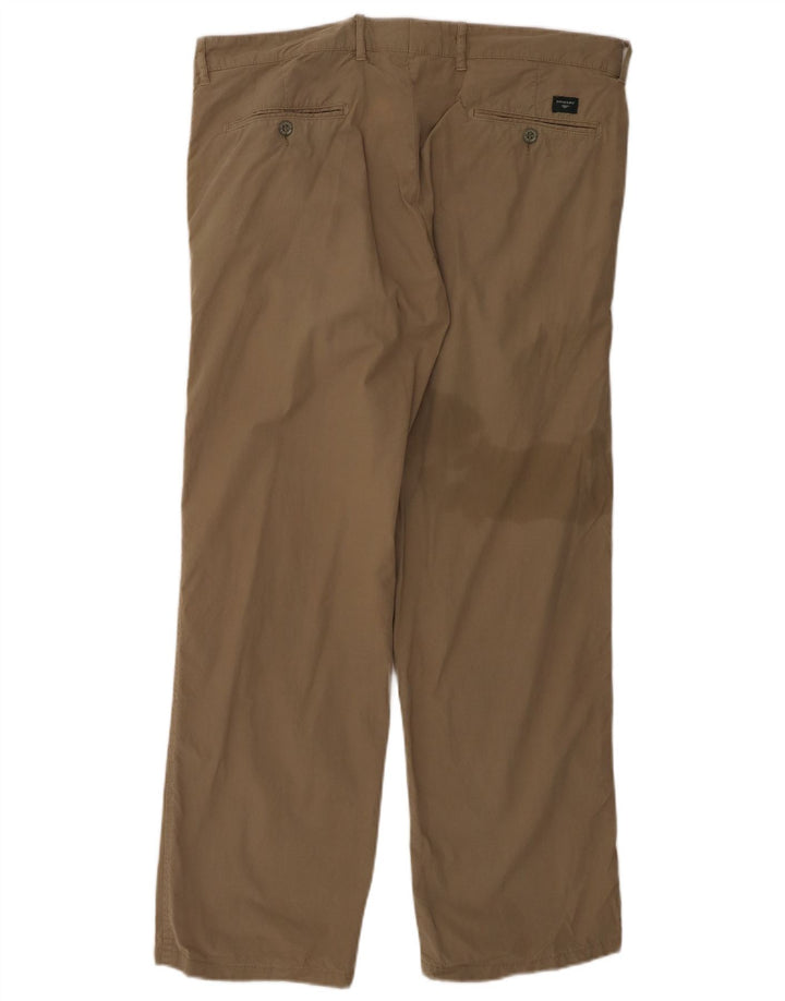 DOCKERS Mens Slim Chino Trousers W38 L31 Khaki Cotton