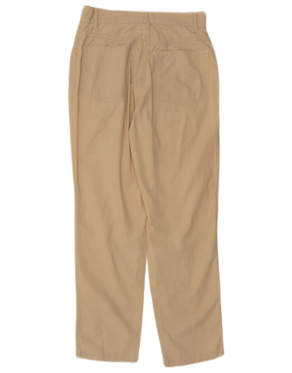 Vintage Womens Tapered Casual Trousers IT 44 Medium W28 L27 Beige