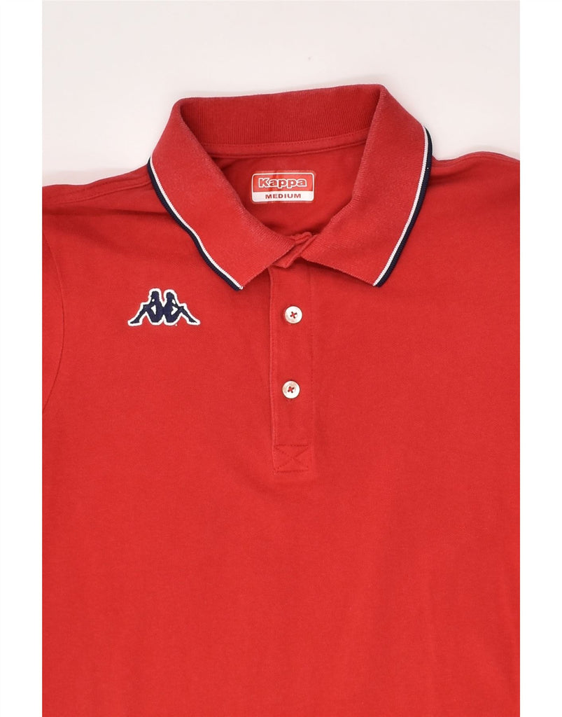 KAPPA Mens Polo Shirt Medium Red Cotton | Vintage Kappa | Thrift | Second-Hand Kappa | Used Clothing | Messina Hembry 