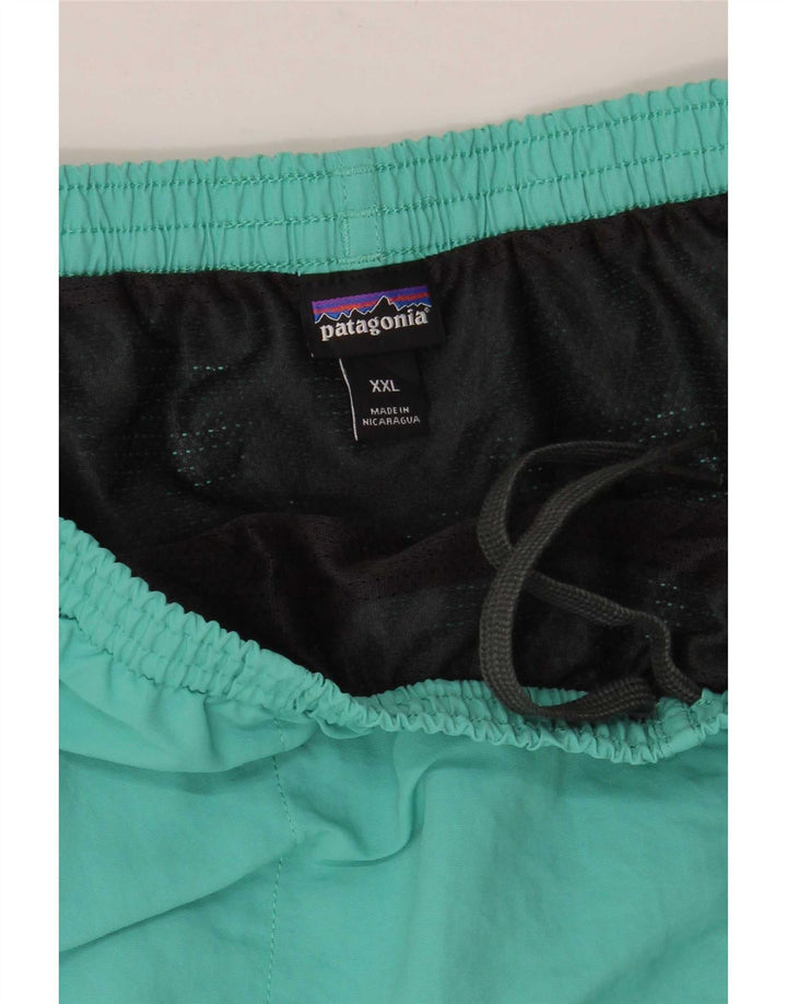 Patagonia Mens Sport Shorts 2XL Turquoise Polyester