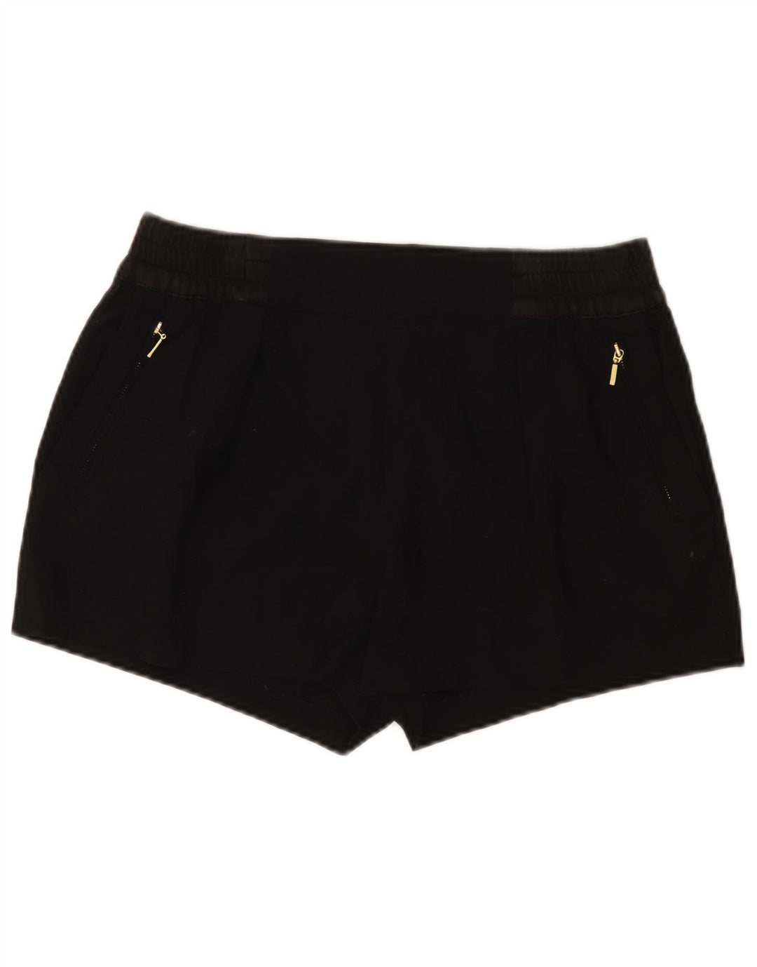 Zara Womens Casual Shorts Large W32 Black Polyester