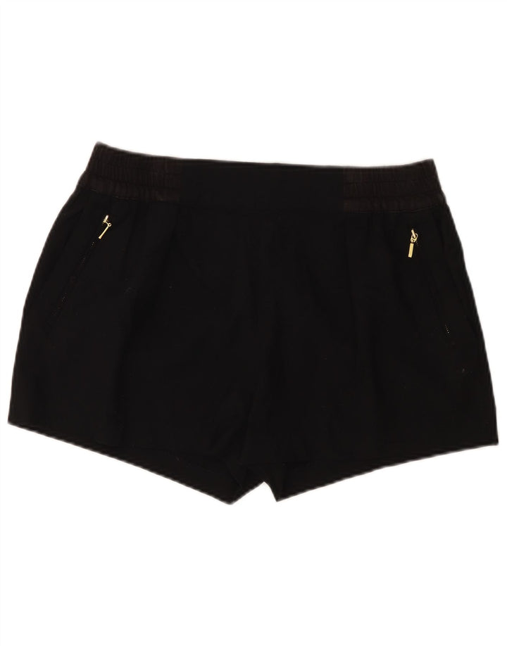 Zara Womens Casual Shorts Large W32 Black Polyester