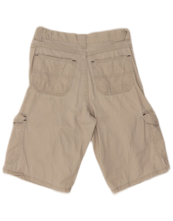 Wrangler Boys Cargo Shorts 11-12 Years W24 Beige Cotton