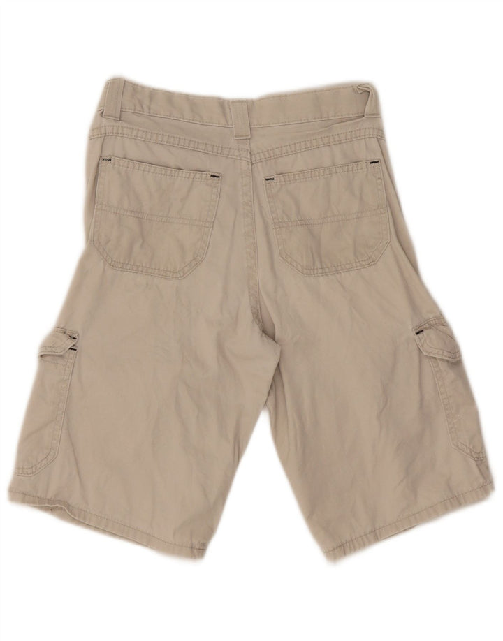 Wrangler Boys Cargo Shorts 11-12 Years W24 Beige Cotton