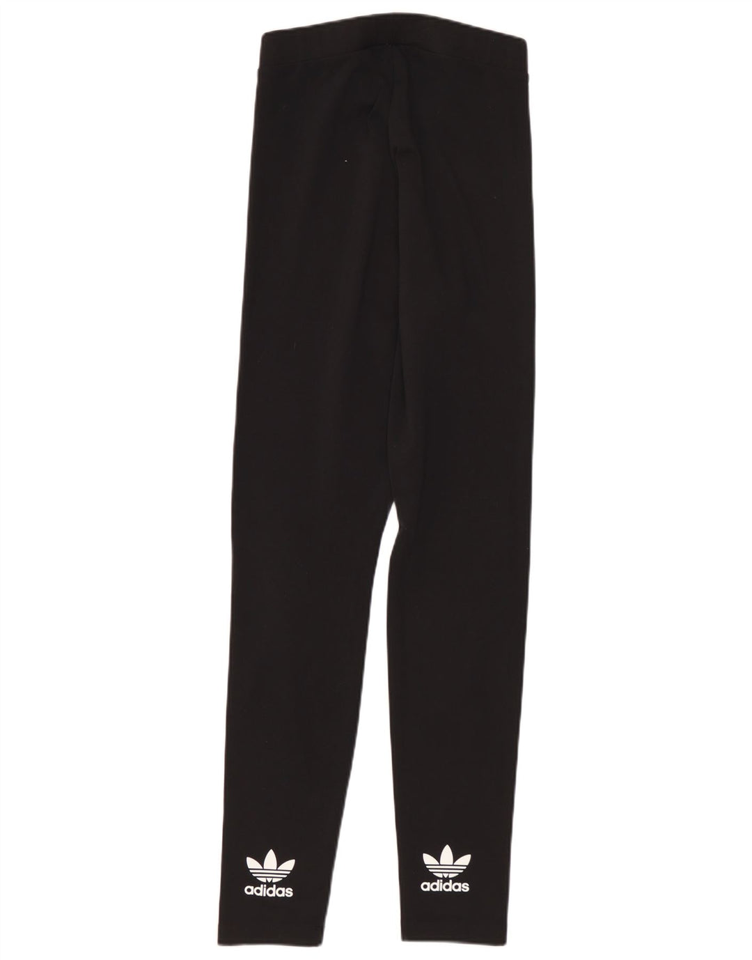 Adidas Womens Graphic Leggings UK 8 Small Black Polyester