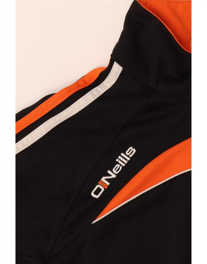 O'Neills Mens Graphic Pullover Tracksuit Top Medium Black Colourblock