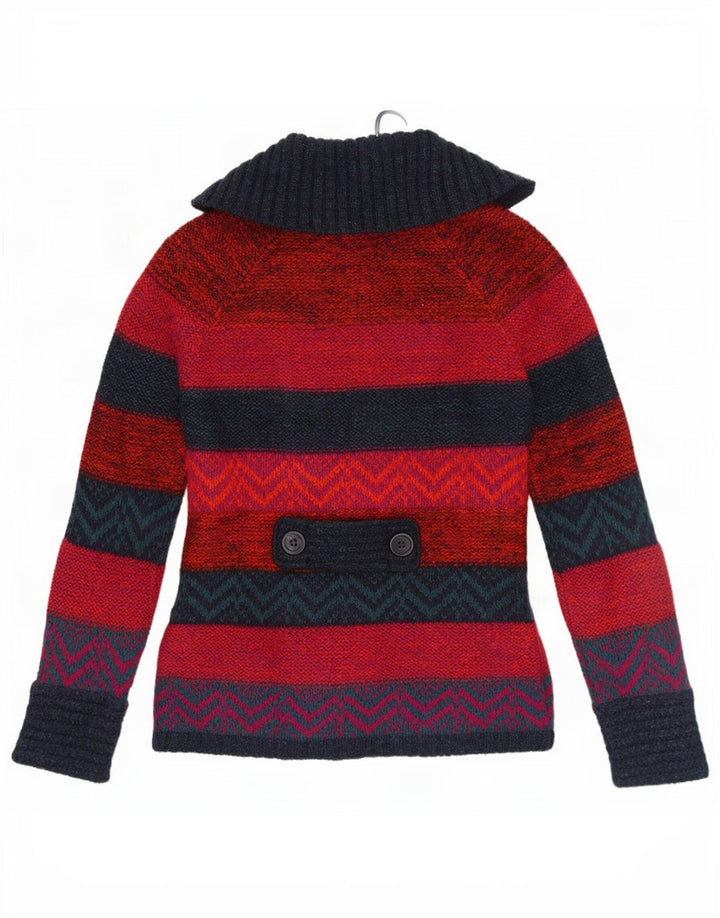 Marks & Spencer Womens Per Una Cardigan Sweater UK 10 Small Multicoloured