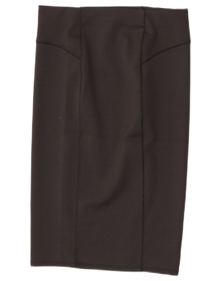 Zara Womens Pencil Skirt Large W30  Black Polyester
