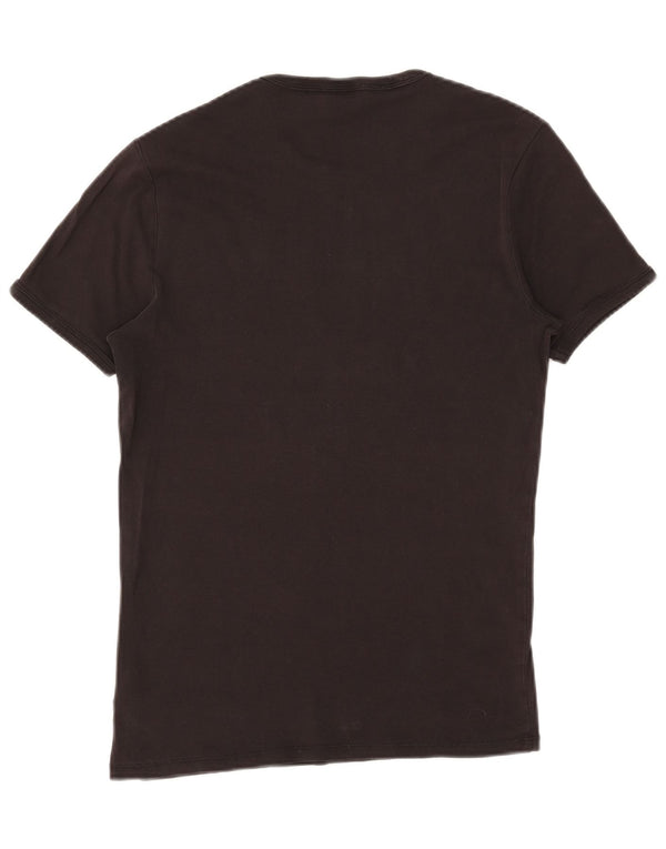 G-Star Mens T-Shirt Top Medium Black Cotton