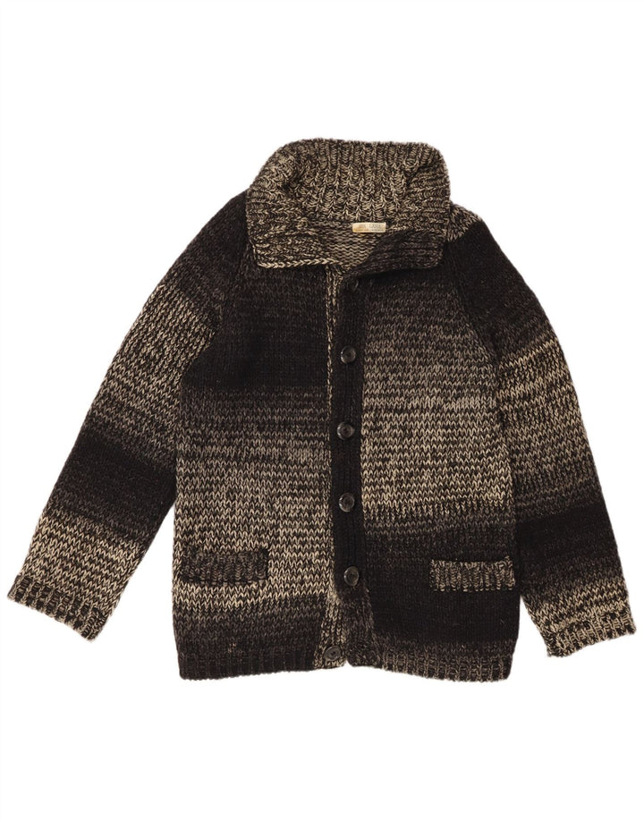 Vintage Mens Medium Black Flecked Wool