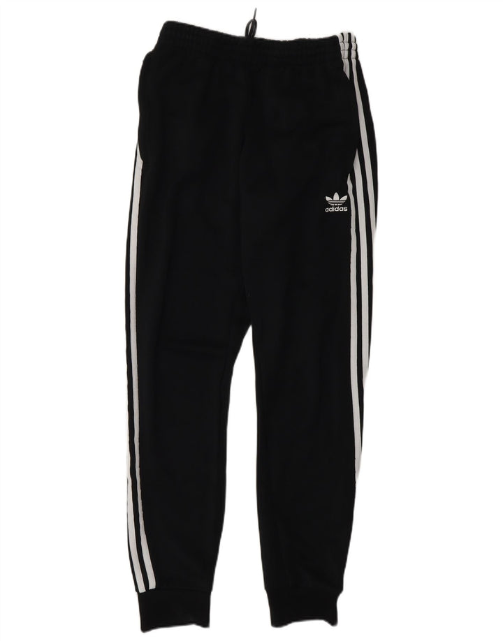 Adidas Mens Tracksuit Trousers Joggers Small  Black Polyester