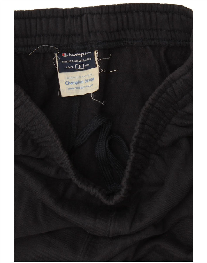 Champion Mens Tracksuit Trousers Small Navy Blue Cotton