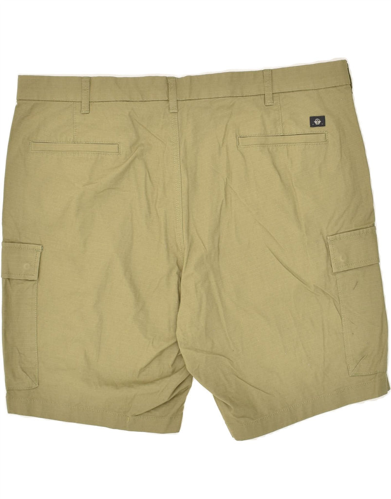 DOCKERS Mens Cargo Shorts W42 2XL Khaki Cotton | Vintage Dockers | Thrift | Second-Hand Dockers | Used Clothing | Messina Hembry 