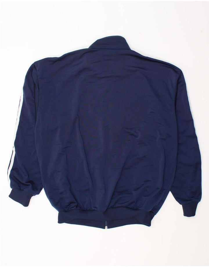 Adidas Mens Graphic Tracksuit Top Jacket UK 38/40 Medium Navy Blue