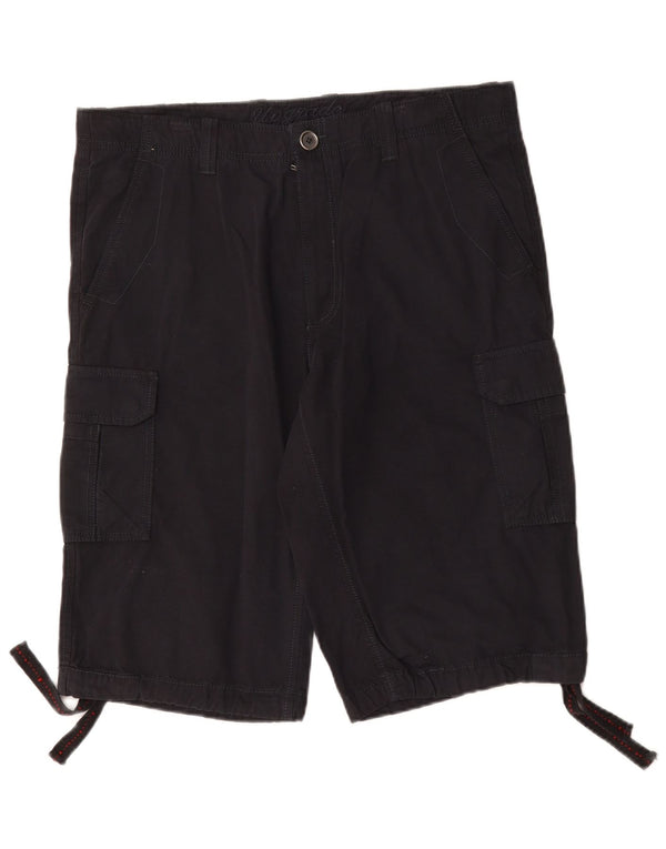 Vintage Mens Cargo Shorts IT 52 XL W38  Navy Blue Cotton