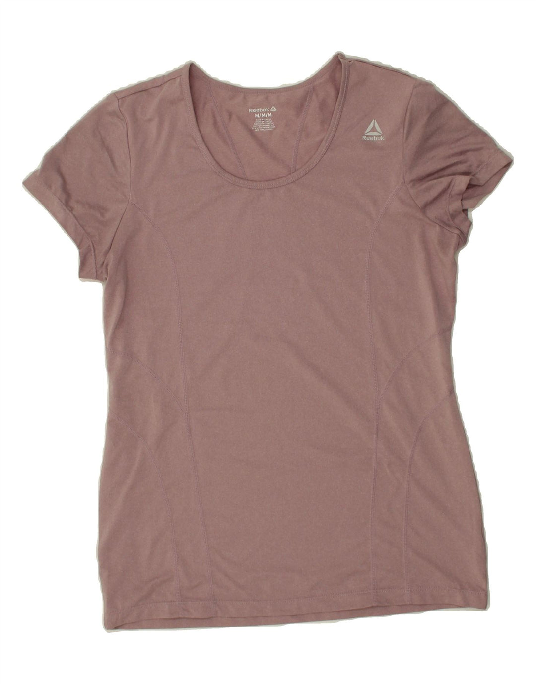 REEBOK Womens T-Shirt Top UK 12 Medium Purple Polyester Vintage Reebok and Second-Hand Reebok from Messina Hembry 
