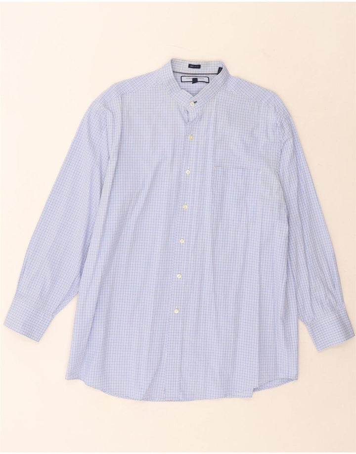 TOMMY HILFIGER Mens Regular Fit Shirt Size 16 1/2 Large Blue Check Cotton Vintage Tommy Hilfiger and Second-Hand Tommy Hilfiger from Messina Hembry 