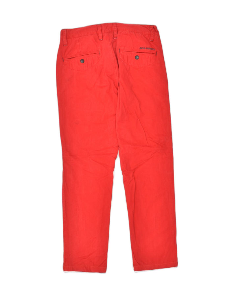 JACK & JONES Mens Straight Chino Trousers W29 L32  Red Cotton | Vintage Jack & Jones | Thrift | Second-Hand Jack & Jones | Used Clothing | Messina Hembry 