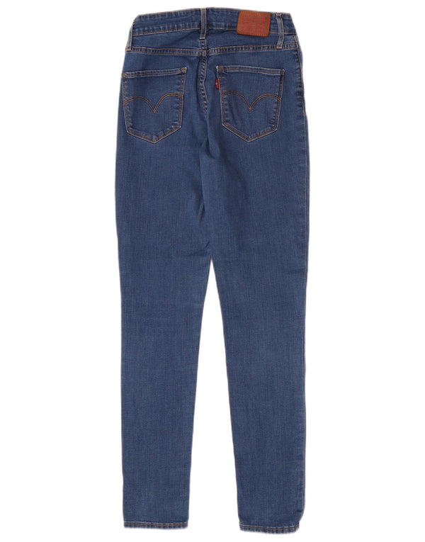 Levi's Womens 721 High Rise Skinny Jeans W28 L29 Blue Cotton Classic