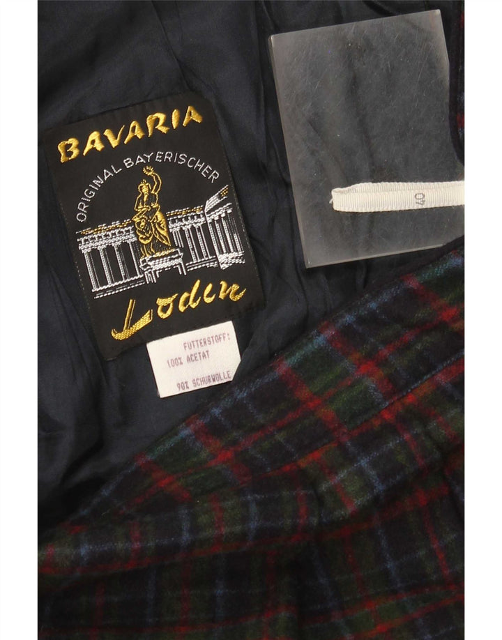 Bavaria Womens Loden A-Line Skirt EU 40 Medium W28 Multicoloured Plaid