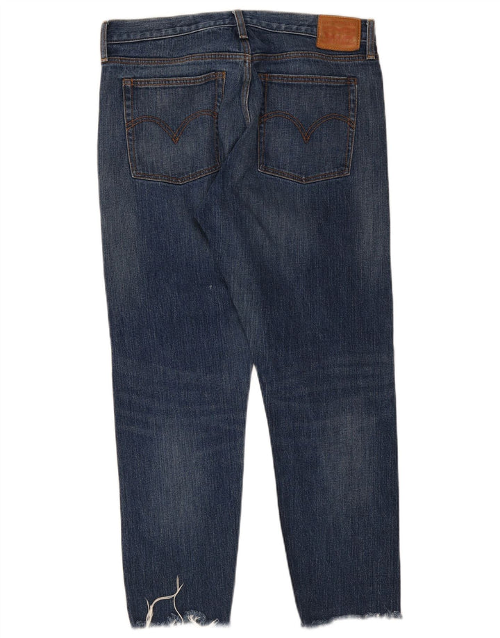 Levi's Womens Slim Jeans W32 L27 Blue Cotton
