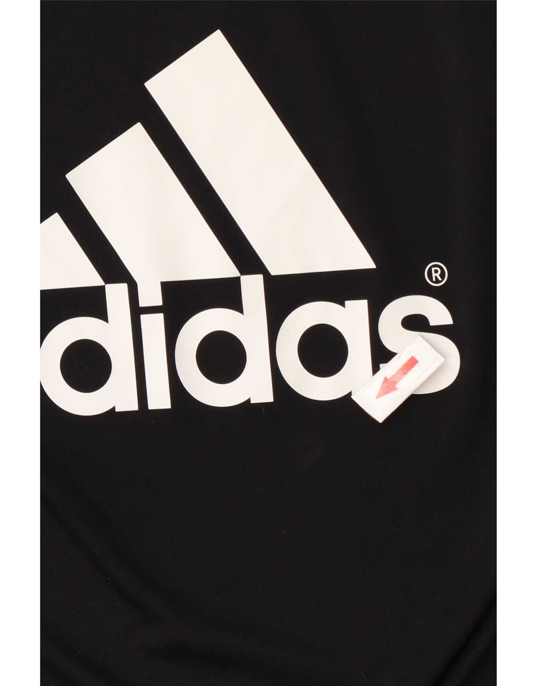 Adidas Mens Climalite Graphic T-Shirt Top Large Black Polyester
