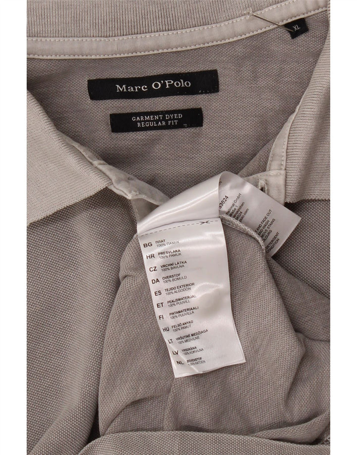 Marc O'Polo Mens Regular Fit Polo Shirt XL Grey Cotton