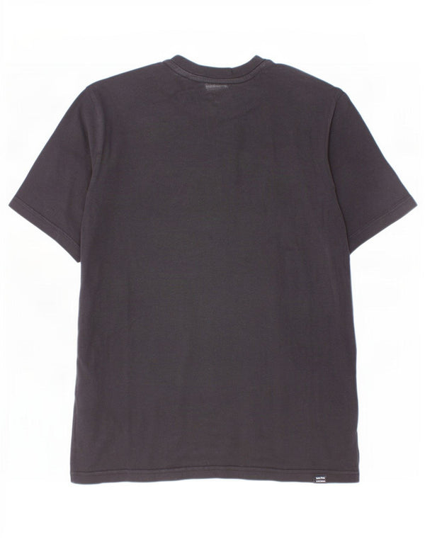 Adidas Boys Graphic T-Shirt Top 11-12 Years Black Cotton