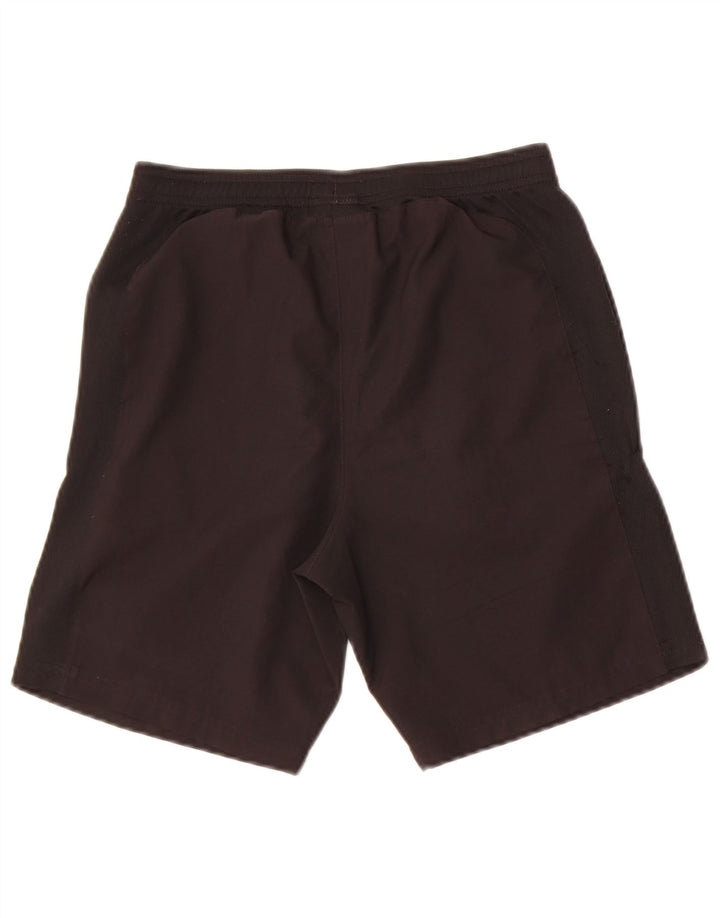 Nike Boys Dri Fit Graphic Sport Shorts 12-13 Years Large Black Polyester