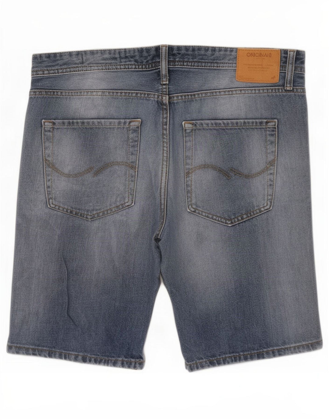Jack & Jones Mens Denim Shorts Large W36 Blue Cotton